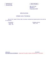 MIL MIL-S-271B Notice 1 - Validation