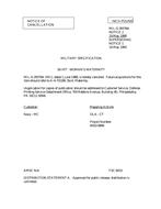 MIL MIL-S-29376A Notice 2 - Cancellation