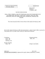 MIL MIL-S-3139 Notice 1 - Inactivation