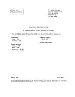 MIL MIL-S-44309B Notice 1 - Cancellation