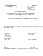 MIL MIL-S-45921A Notice 1 - Inactivation