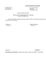 MIL MIL-S-62127A Notice 1 - Validation