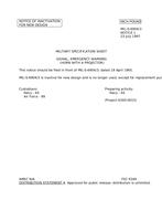 MIL MIL-S-6904/3 Notice 1 - Inactivation
