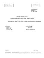 MIL MIL-S-80220B Notice 1 - Cancellation