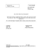 MIL MIL-S-83731/19B Notice 2 - Cancellation