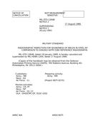MIL MIL-STD-1264B Notice 2 - Cancellation