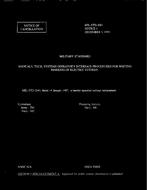 MIL MIL-STD-2001 Notice 1 - Cancellation