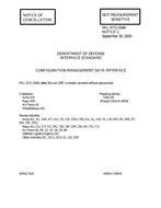 MIL MIL-STD-2549 Notice 1 - Cancellation