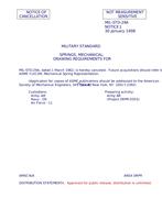 MIL MIL-STD-29A Notice 1 - Cancellation