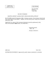 MIL MIL-STD-809B Notice 1 - Cancellation