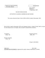 MIL MIL-A-20515 Notice 2 - Inactivation