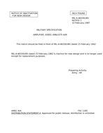 MIL MIL-A-46330 Notice 1 - Inactivation