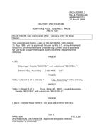 MIL MIL-A-70609A Amendment 1