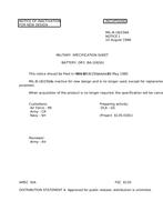 MIL MIL-B-18/256A Notice 1 - Inactivation