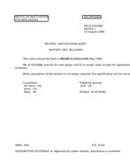 MIL MIL-B-18/268A Notice 1 - Inactivation