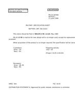 MIL MIL-B-18/59D Notice 1 - Inactivation