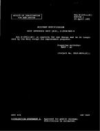 MIL MIL-B-29511 Notice 1 - Inactivation