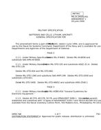MIL MIL-B-29595 Amendment 1
