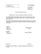 MIL MIL-B-6039E Notice 1 - Cancellation
