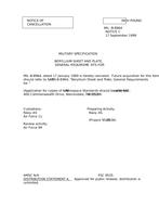 MIL MIL-B-8964 Notice 1 - Cancellation