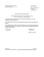 MIL MIL-E-23001/3D Notice 1 - Inactivation
