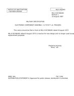 MIL MIL-E-50748 Notice 1 - Inactivation
