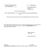 MIL MIL-F-48616/301 Notice 2 - Inactivation