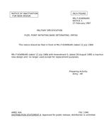 MIL MIL-F-63499 Notice 1 - Inactivation