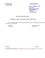 MIL MIL-G-13483B Notice 1 - Validation