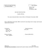 MIL MIL-G-174B Notice 1 - Inactivation