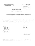 MIL MIL-G-45500/3 Notice 1 - Inactivation