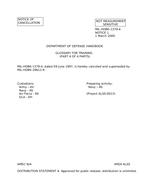 MIL MIL-HDBK-1379/4 Notice 1 - Cancellation