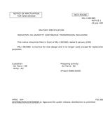 MIL MIL-I-38338D Notice 1 - Inactivation