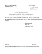 MIL MIL-I-85845/3A Notice 1 - Inactivation