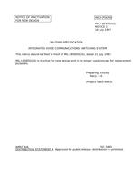 MIL MIL-I-85850 Notice 1 - Inactivation