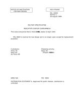 MIL MIL-I-8693 Notice 1 - Inactivation