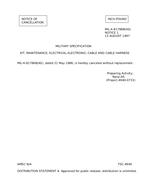 MIL MIL-K-81786B Notice 1 - Cancellation