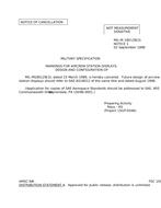 MIL MIL-M-18012B Notice 1 - Cancellation