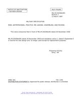 MIL MIL-M-20439A Notice 2 - Inactivation