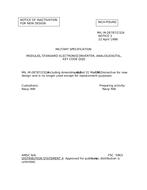 MIL MIL-M-28787/232A Notice 2 - Inactivation