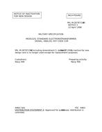 MIL MIL-M-28787/240A Notice 2 - Inactivation