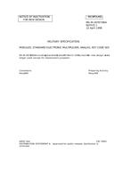 MIL MIL-M-28787/88A Notice 1 - Inactivation
