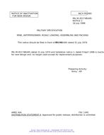 MIL MIL-M-45174B Notice 2 - Inactivation