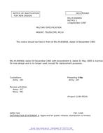 MIL MIL-M-45690A Notice 1 - Inactivation