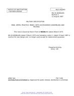 MIL MIL-M-48386 Notice 2 - Inactivation