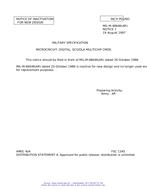 MIL MIL-M-48646 Notice 1 - Inactivation