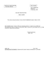MIL MIL-M-48869 Notice 4 - Inactivation