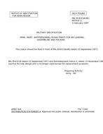 MIL MIL-M-63216 Notice 3 - Inactivation