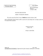 MIL MIL-M-70453A Notice 1 - Inactivation