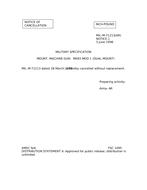 MIL MIL-M-71213 Notice 1 - Cancellation
